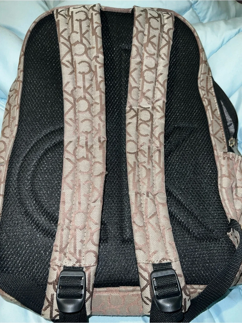 Calvin Klein Brown Monogram Backpack